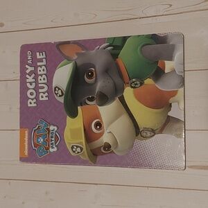 3/$13 Paw patrol Rocky And Rubble Baby Board Book